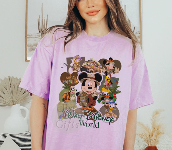 Retro Disney Animal Kingdom Mickey and Friends Comfort Colors, Disney Wild Shirt, Vintage Safari Mode Shirt, Hakuna Matata, Mickey Safari - 5.jpg