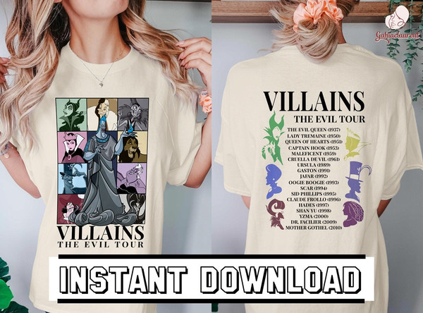 Villains Eras Style Digital Design, Villains Evil Tour PNG, Eras Tour Midnights, Villains Princess, Villains Evil Eras Tour Instant Download - 2.jpg