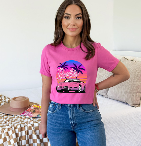 Barbie Car Shirt, Barbie Movie Shirt, Party Girls Shirt, Barbie Movie 2023, Doll Baby Girl, Birthday Shirt, Girls Shirt, Birthday Gift Shirt - 4.jpg