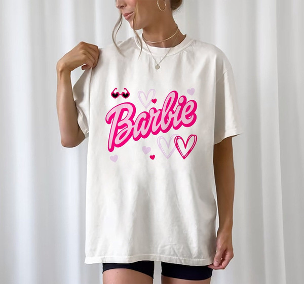 Barbie Heart Shirt, Cheetah Barbie Shirt,Barbie Dream House, Barbie Movie 2023 Shirt - 3.jpg