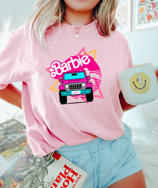 Barbie Shirt, Retro Car Barbie Shirt, Jeep Barbie Shirt, Retro Car Shirt, Barbie And Ken,Barbie 2023,Come On Barbie - 3.jpg