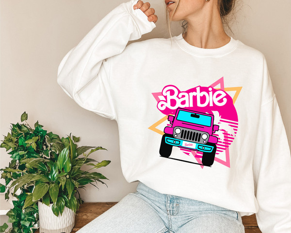 Barbie Shirt, Retro Car Barbie Shirt, Jeep Barbie Shirt, Retro Car Shirt, Barbie And Ken,Barbie 2023,Come On Barbie - 5.jpg