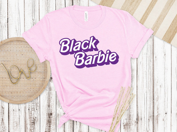 BLACK BARBIE, Barbie Shirt, Birthday Party Shirt, Party Girls Shirt, Doll Baby Girl, Birthday Crew Shirt, Girls Shirt, Birthday Gift Shirt - 2.jpg