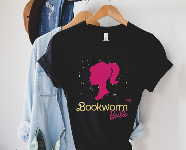 Bookworm Barbie Tshirt, Barbie fan shirt, Barbie movie, Funny Barbie, Come on Barbie shirt, Library shirt, Barbie Inspired, Book Lover shirt - 2.jpg