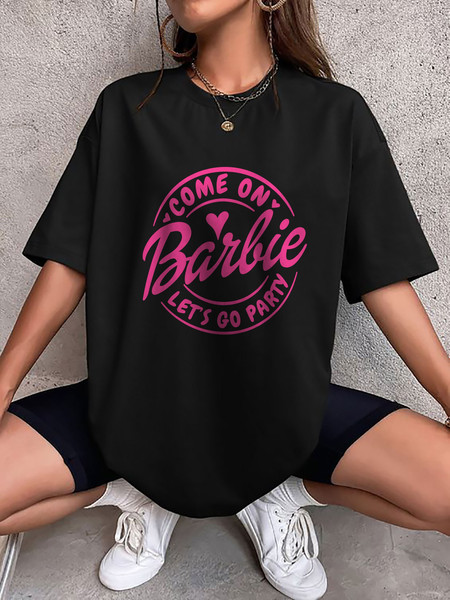 Come On Barbie Shirt  Let's Go on Party  Barbie Shirt Greta Gerwig  Barbie Poster Shirt  Cillian Murphy Shirt - 1.jpg