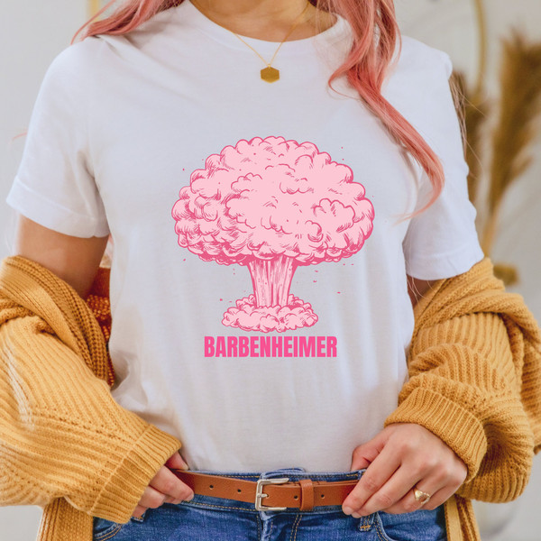 Original New Barbenheimer T-Shirt, Barbie, Oppenheimer Unisex T-Shirt, Vintage T-Shirt, Gift for Friends and Family, Unisex clothing - 2.jpg