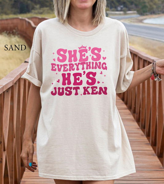 She's Everything He's Just Ken Shirt, Doll Movie 2023 Shirt, Barbie Shirt, Pink Doll Shirt For Girls, Come On Let's Go Party, Birthday Gifts - 2.jpg