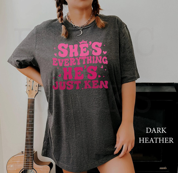 She's Everything He's Just Ken Shirt, Doll Movie 2023 Shirt, Barbie Shirt, Pink Doll Shirt For Girls, Come On Let's Go Party, Birthday Gifts - 5.jpg