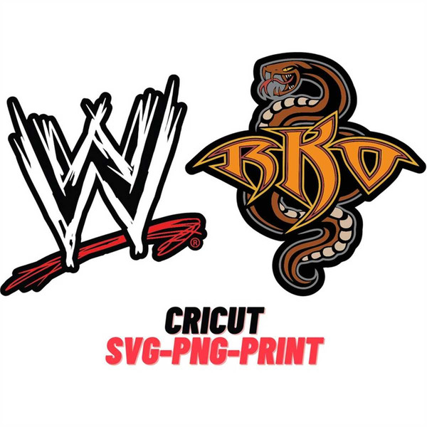 WWE Rko SVG Cricut PRINT Sticker, Decal, High Quality