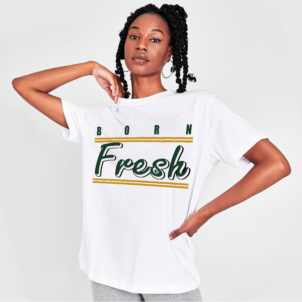 Shirt To Match Jordan 1 Mid Sonics Noble Green Pollen - Born Fresh Heads Basketball - Mid Sonics 1s Gifts Unisex Matching T-Shirt - 5.jpg