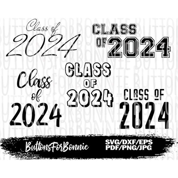 Class of 2024 Senior SVG,senior 2024 svg, class of 2024 svg, - Inspire  Uplift