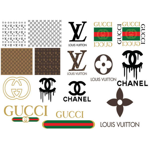 Gucci Svg, Gucci Logo Svg, Gucci Pattern, Lv Svg, Louis Vuitton Svg, Lv  Pattern, Chanel Svg, Dripping Chanel Svg, Fashio