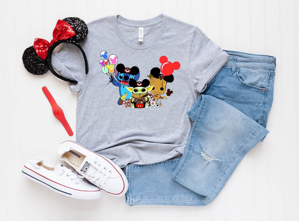 Mickey Shirt, Stitch, Baby Yoda, Baby Groot Shirt, Stitch & Baby Yoda Snacks Shirt, Disneyworld Family Shirt, Disneyland Shirts, Disney Ears - 5.jpg