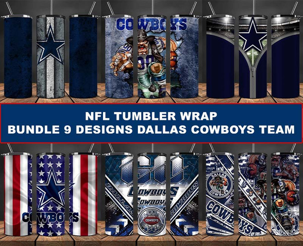 Cowboys Tumbler Wrap , Football Tumbler Png ,Nfl Tumbler Wrap