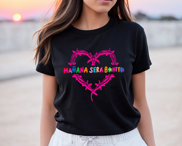 Mañana Sera Bonito T-shirt, Tomorrow Will Be Nice Shirt, Spanish Daughter Birthday Gift, Sera Bonito Album T-shirt, Youth Adult Concert Tee - 1.jpg