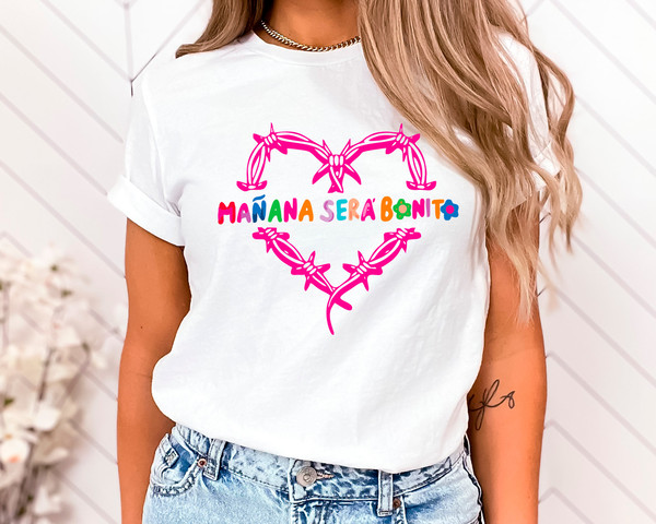 Mañana Sera Bonito T-shirt, Tomorrow Will Be Nice Shirt, Spanish Daughter Birthday Gift, Sera Bonito Album T-shirt, Youth Adult Concert Tee - 3.jpg