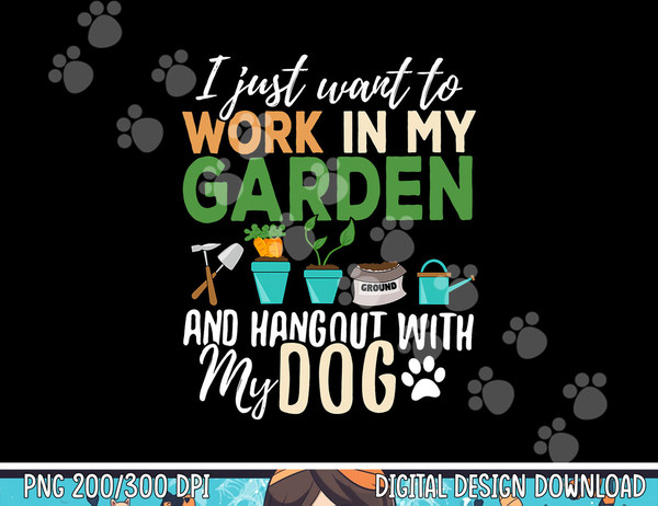 Gardening  png, sublimation Dog Lover Gardener Garden Pet Gift Plants copy.jpg