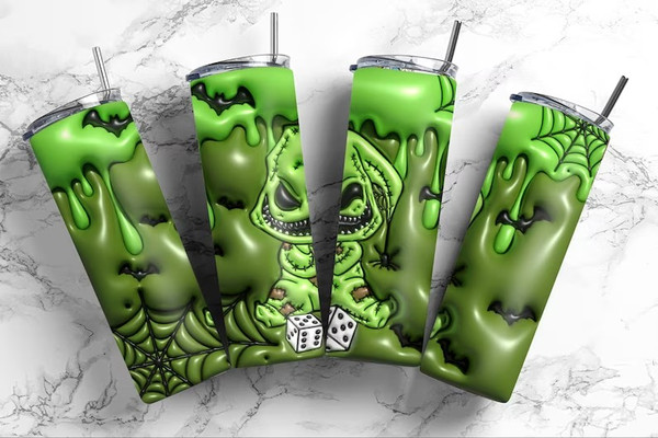 Inflated Avocado Tumbler Wrap Png 3D Tumbler Design - Inspire Uplift