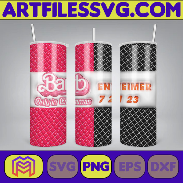 Come On Barbie Let's Go Party Inflated Tumbler Wrap PNG, Barbi Inflated Tumbler PNG, Barbi Doll Skinny Tumbler PNG (1).jpg