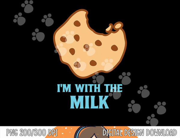 I m With The Milk and Cookie Matching Halloween Couples png, sublimation copy.jpg