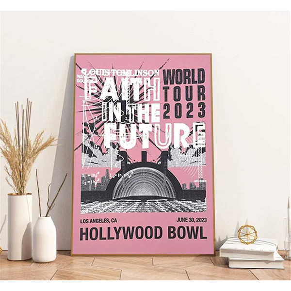 Louis Tomlinson Faith In The Future Tour 2023 Poster