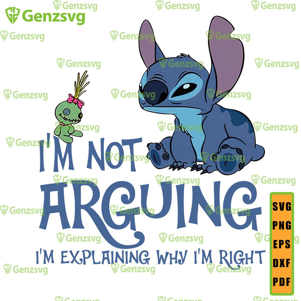 Stitch I'm Not Shirts.jpg