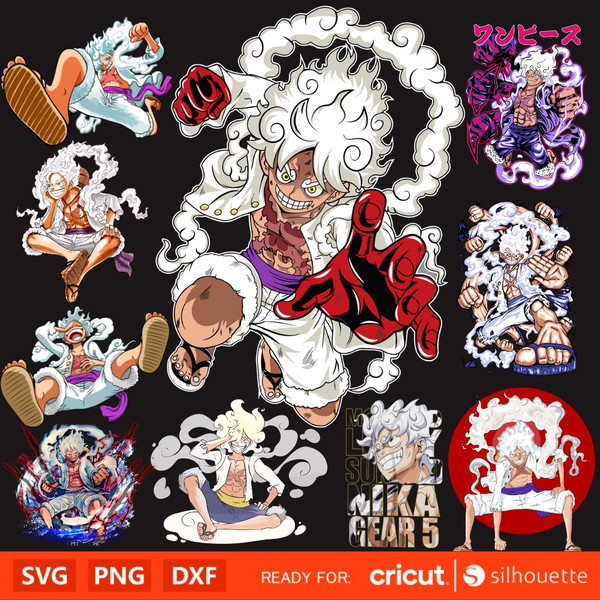 Luffy Gear 5, One Piece Gear 5, Manga, One Piece Png | High-Quality Anime  Vector Design