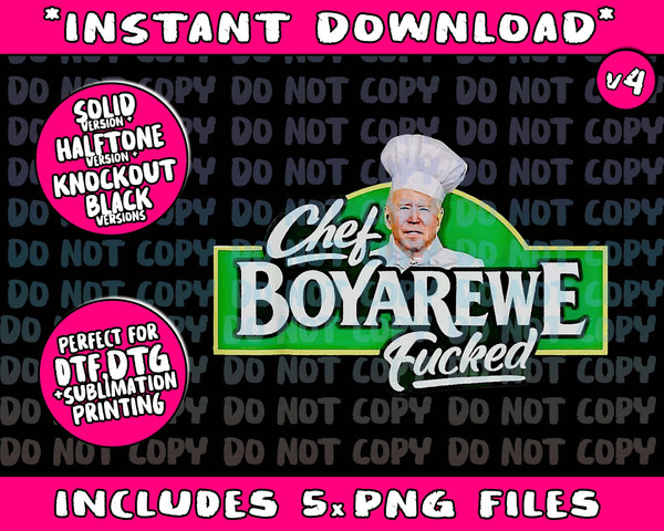 Chef BOYAREWE Fucked Funny Anti Biden Pro Trump Png Bundle, Trending Png, Popular Printable - 4.jpg