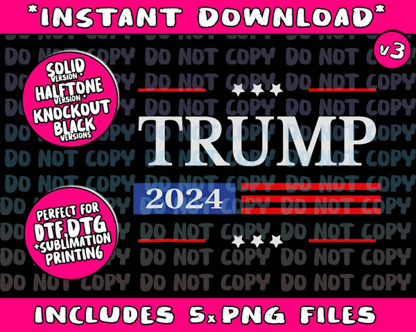 Donald Trump 2024 President American Flag Pro Trump Vintage Tank TopPng Bundle, Trending Png, Popular Printable - 1.jpg