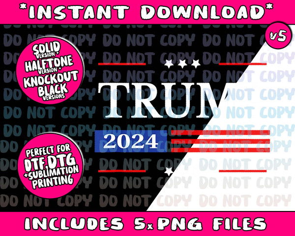 Donald Trump 2024 President American Flag Pro Trump Vintage Tank TopPng Bundle, Trending Png, Popular Printable - 5.jpg