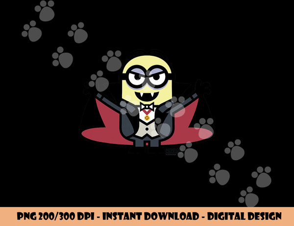Despicable Me Dracula Halloween Monster Graphic png, sublimation copy.jpg