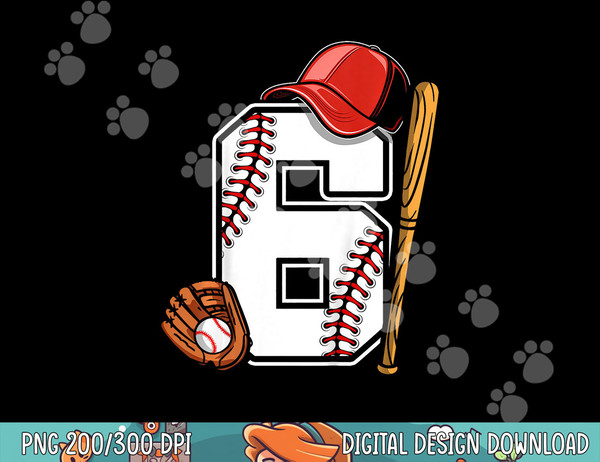 kids 6th birthday baseball  boys kids six 6 years old   copy.jpg