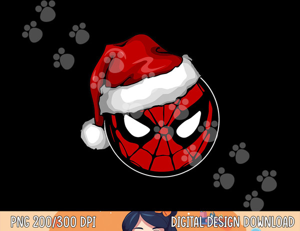 Marvel Christmas Spider-Man Santa Hat png, sublimation copy.jpg