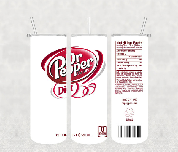 Dr Pepper and Diet Dr Pepper Tumbler 