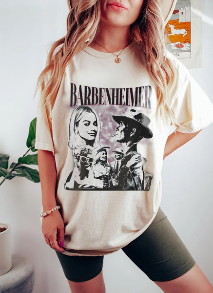 Comfort Colors® Barbenheimer Shirt, Barbenheimer Shirt, Comeon Baby Lets Go Party Shirt, Oppenheimer Shirt, Funny Movie Tshirt - 3.jpg