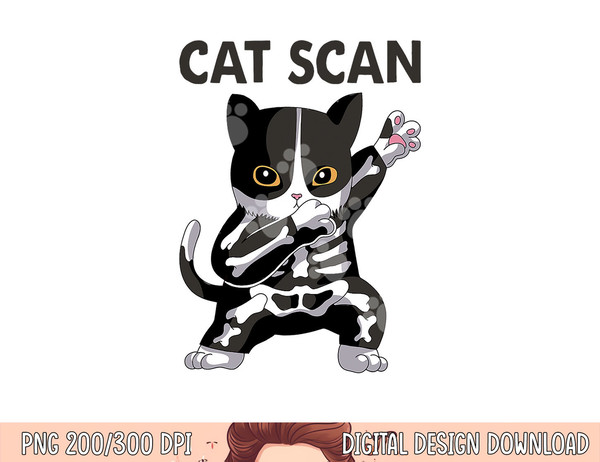 Cat Scan CT Scan Funny Cat X-Ray Pun Meme Rad Tech  png,sublimation copy.jpg