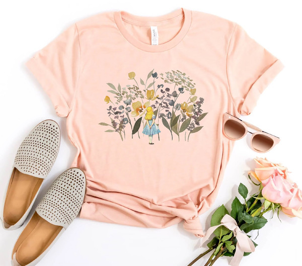 Disney Vintage Alice in Wonderland Shirt, Vintage Disney Shirt, Alice Shirt, Alice in Wonderland Tee,Disney Family Shirts,Disney World Shirt - 2.jpg