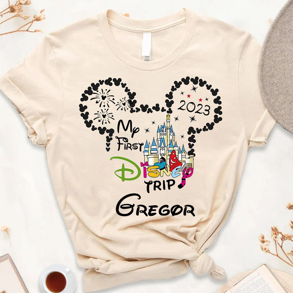 My First Disney Trip 2023 Sweatshirt, My First Disneyworld Trip 2023, First Disneyworld Trip, Disney Shirt, Disneyland Shirt, Custom Shirt - 2.jpg