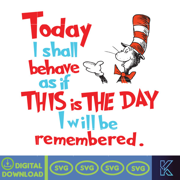 Dr Seuss Svg Layered Item, Dr. Seuss Quotes Cat In The Hat Svg Clipart, Cricut, Digital Vector Cut File, Cat And The Hat (101).jpg