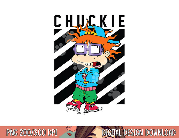 Black Taping Cool Chuckie With Baseball Hat png, sublimation copy.jpg