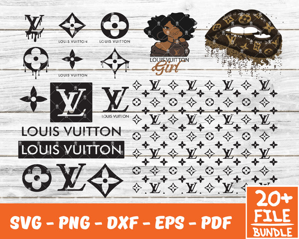 Louis vuitton wrap svg, Png, Dxf, Louis vuitton Pattern svg - Inspire Uplift