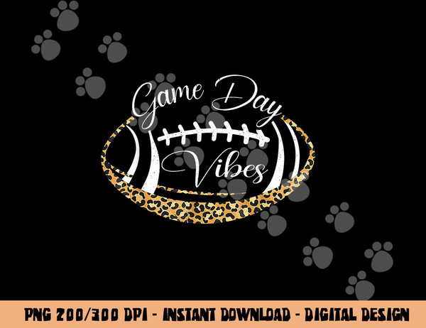 Funny Football Game Day Vibes Football Mom Leopard Women png, sublimation copy.jpg