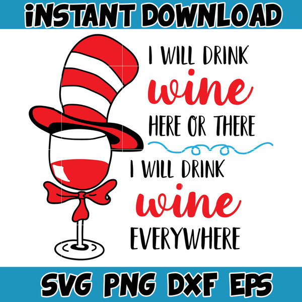 Dr Seuss Svg Layered Item, Dr. Seuss Quotes Cat In The Hat Svg Clipart, Cricut, Digital Vector Cut File, Cat And The Hat (342).jpg