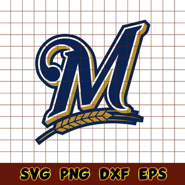 Milwaukee Brewers Svg, Milwaukee Brewers Logo Svg, MLB Svg, Sport Svg, Png  Dxf Eps File