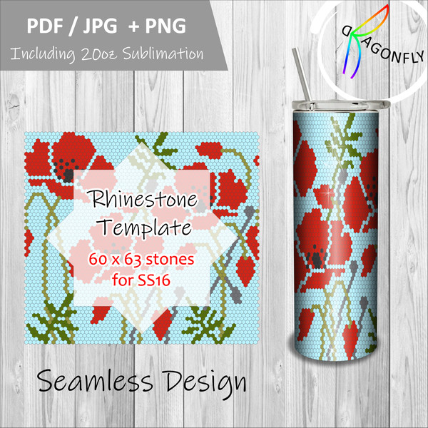 rhinestone tumbler template ss20 ss16  honeycomp Including 20oz 30oz Sublimation tumbler.jpg