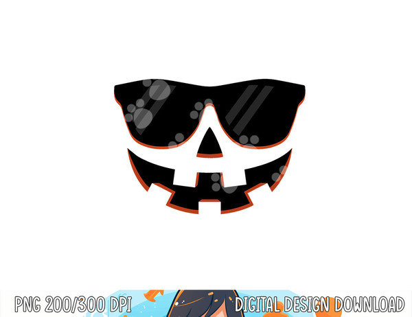 Jack O Lantern Face Pumpkin Sunglasses Hallowen Costume png, sublimation copy.jpg
