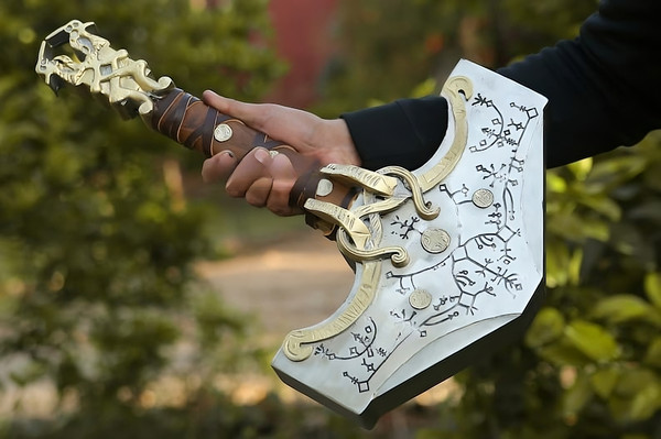 God of War Hammer, Thor Hammer Mjolnir Metal, Thor Cosplay, - Inspire Uplift