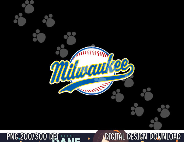 Milwaukee Tee Vintage Baseball Throwback Retro Design png, sublimation copy.jpg