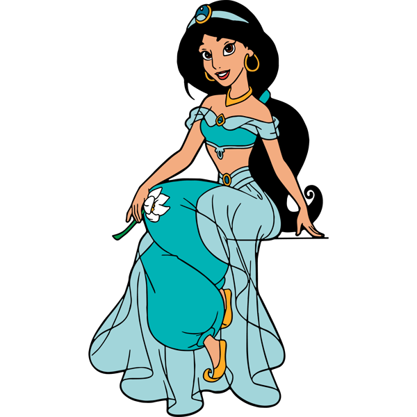 Aladdin SVG, Aladdin Clipart, Jasmine SVG, Princess Clipart - Inspire ...