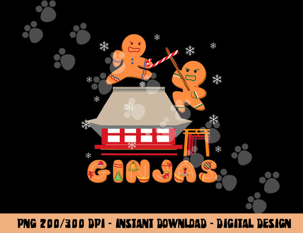 Ginja Ninja Ginjas Gingerbread Ninjas Christmas Gift Xmas png, sublimation copy.jpg